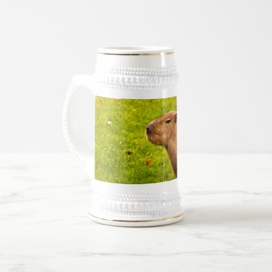 Capybara Bierglas (Vorderseite Links)
