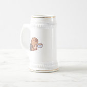 Capybara Bierglas (Vorderseite Links)