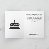 Capybara Birthday Celebration Karte (Innenseite)