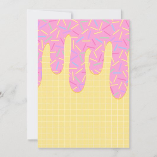 Capybara Birthday Einladung (Rückseite)