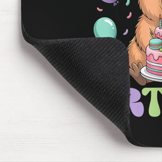 Capybara Birthday Girls Funny Birthday Kids Boys G Mousepad (Ecke)