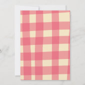 Capybara Birthday Picnic Invitation Einladung (Rückseite)