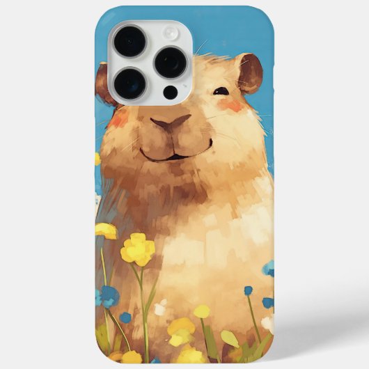 Capybara Bliss Case-Mate iPhone Hülle (Rückseite)
