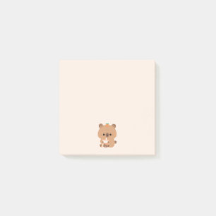 Capybara Boba Post-it Klebezettel