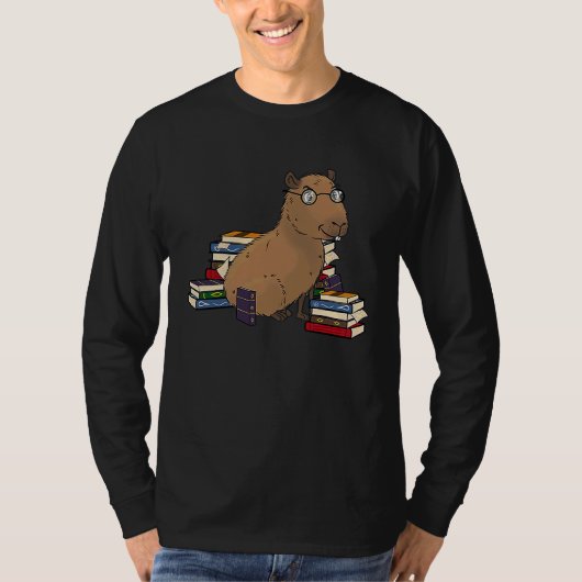 Capybara Books T-Shirt (Vorderseite)