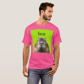 Capybara Bra Funny Apparel T-Shirt (Vorne ganz)