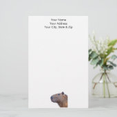 Capybara Briefpapier (Stehend Vorderseite)