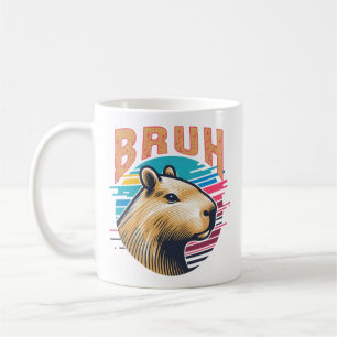 Capybara Bruh Funny Bruh Capybara Lovers Men Kids Kaffeetasse
