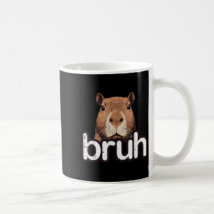 Capybara Bruh Lustiges Capy Meme Nagetier Männer J Kaffeetasse