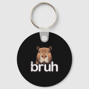 Capybara Bruh Lustiges Capy Meme Nagetier Männer J Schlüsselanhänger