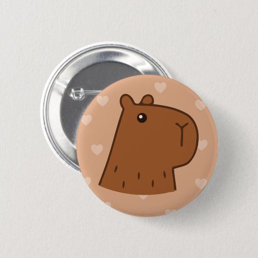 Capybara Button (Vorne & Hinten)