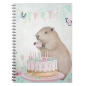 Capybara Cakefest Kids-Notebook Notizblock (Vorderseite)