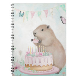 Capybara Cakefest Kids-Notebook Notizblock