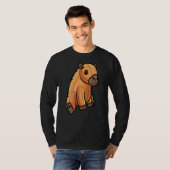 Capybara Capibara Rodent Stuffes Tierdesign T-Shirt (Vorne ganz)