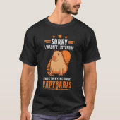 Capybara Capibara T-Shirt (Vorderseite)