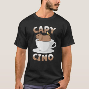 Capybara Cappuccino Niedlich Capino Cappuccino Kaf T-Shirt