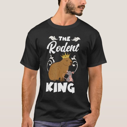 Capybara Capy The Rodent King T-Shirt (Vorderseite)