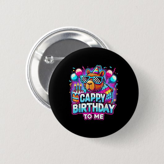 Capybara Capybara Capybara Button (Vorne & Hinten)