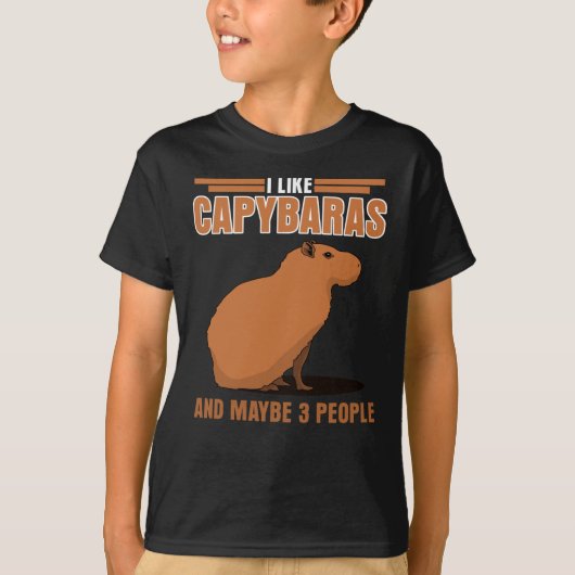 Capybara Capybara Capybara T-Shirt (Vorderseite)