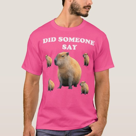 Capybara Capybara Capybara T-Shirt (Vorderseite)