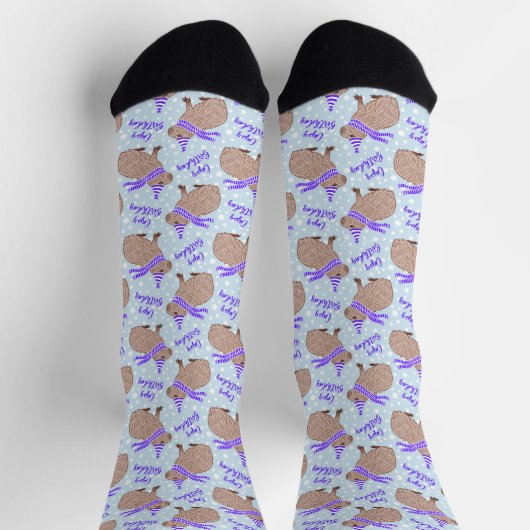 Capybara Capybara Funny Animal Lover Socks Socken (Oben)