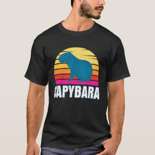 Capybara  Capybara  Nagetier Haustier Tier Sonnenu T-Shirt