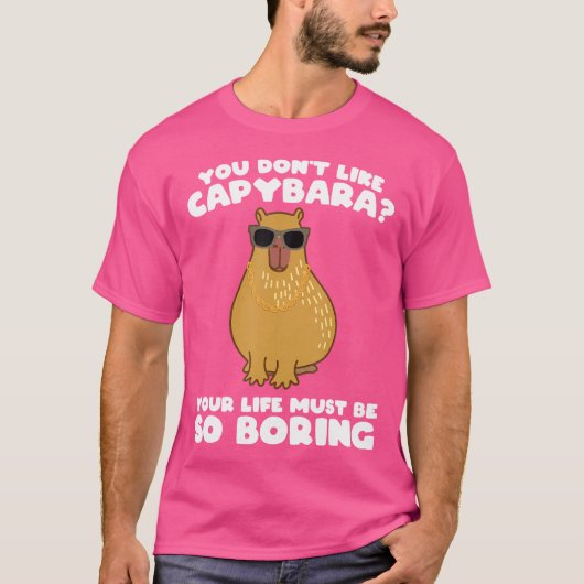 Capybara Capybaras gefällt dir nicht T-Shirt (Vorderseite)