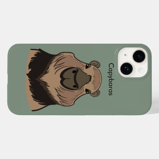 Capybara Case-Mate iPhone Hülle (Rückseite (Horizontal))