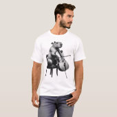 Capybara Cello Cellist Cello Player T-Shirt (Vorne ganz)