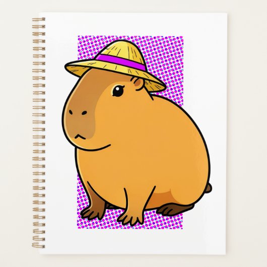 Capybara Chill-Modus Planer (Vorderseite)