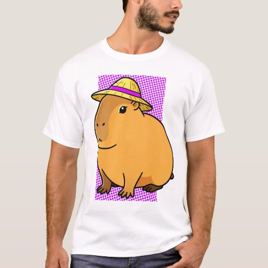 Capybara Chill-Modus T-Shirt (Vorderseite)