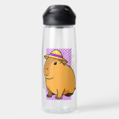 Capybara Chill-Modus Trinkflasche (Rückseite)