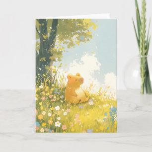 Capybara-Chill-Out-Ecke Karte