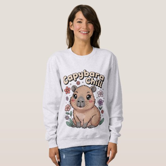 Capybara Chill Sweatshirt (Vorne ganz)