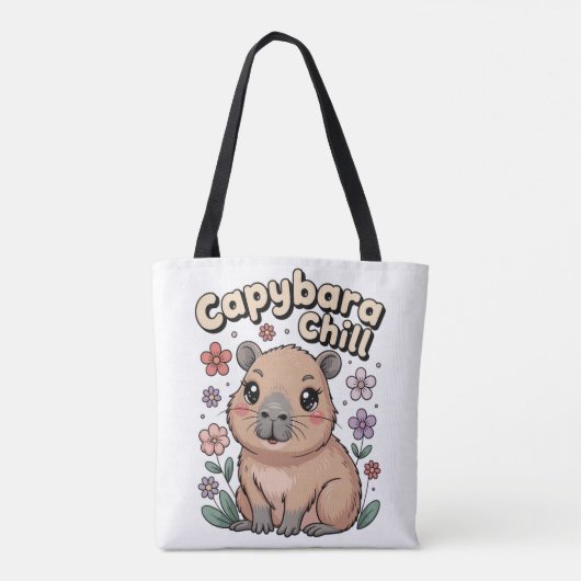 Capybara Chill Tasche (Rückseite)