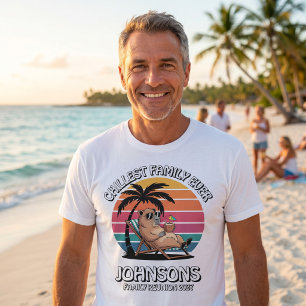Capybara Chilligste Familienzusammenkunft Retro-So T-Shirt