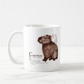 capybara - chocolate kaffeetasse (Links)