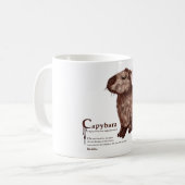 capybara - chocolate kaffeetasse (Vorderseite Links)