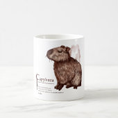 capybara - chocolate kaffeetasse (Mittel)