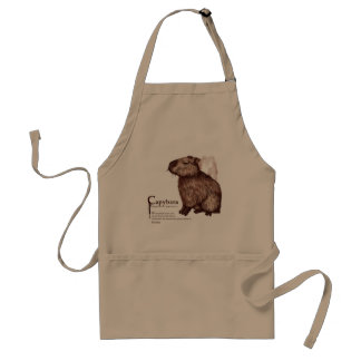 capybara - chocolate schürze