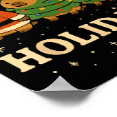 Capybara Christmas Shirt, Funny Capy Holidays  Poster (Ecke)