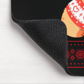 Capybara Christmas Sweater Mousepad (Ecke)