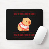 Capybara Christmas Sweater Mousepad (Mit Mouse)