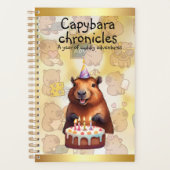 Capybara Chronicles: A Year of Cuddly Adventures Planer (Vorderseite)