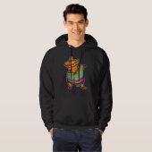 Capybara Cinco De Mayo Capibara Dab Mexican Hoodie (Vorne ganz)