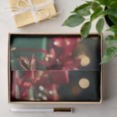 "Capybara Claus: Ein festliches Bokeh-Wunderland" Seidenpapier (Geschenk)