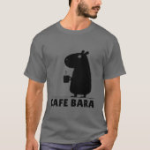 Capybara Coffee Cafe Bara Funny Capy Cute Capybara T-Shirt (Vorderseite)
