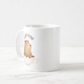 Capybara coffee Tasse, Cappyccino Kaffeetasse (Vorderseite Links)