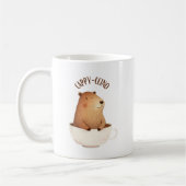 Capybara coffee Tasse, Cappyccino Kaffeetasse (Links)