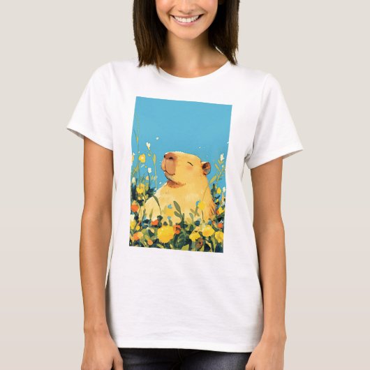 Capybara Comfort T-Shirt (Vorderseite)